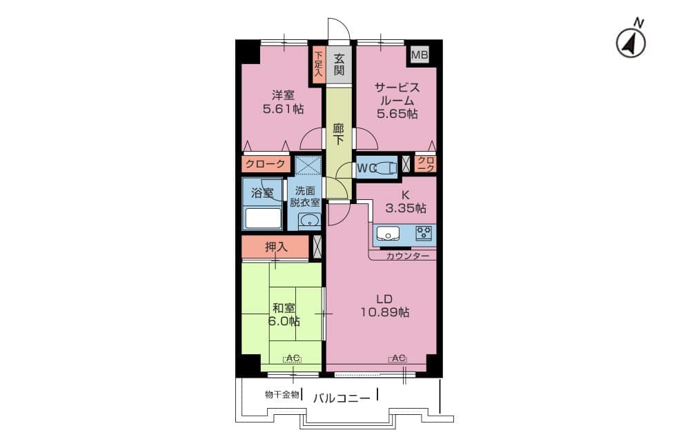 沼津市の賃貸アパートマンション 木村不動産・アイリス桃郷　2SLDK